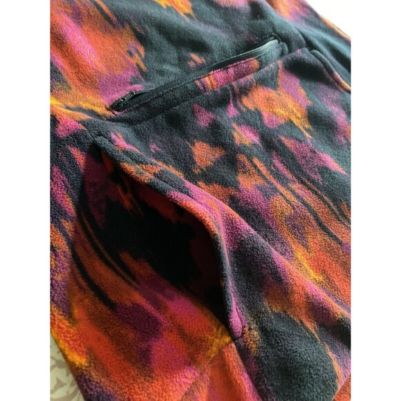 COLUMBIA Ali Peak Pullover Fleece Hoodie Dark Nocturnal Folk Blur Womens XS - Picture 8 of 13